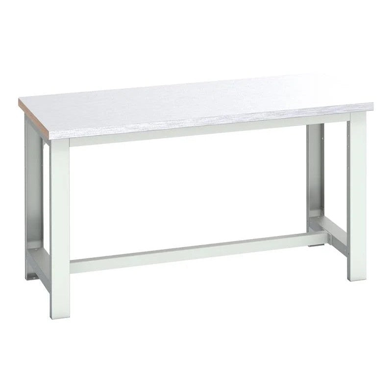 Bott Cubio Basic Bench, Steel Clad Top 1500 750-900mm