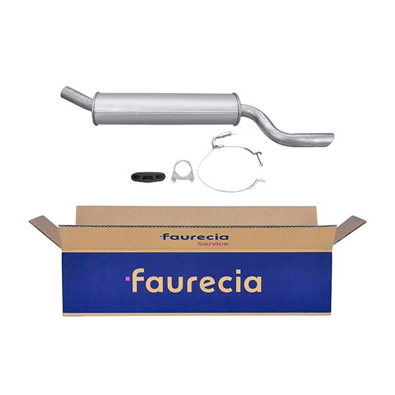 Hella End Silencer Rear fits Opel Combo Box Body/Mpv 1994-2001 1.2 1.4 1.7