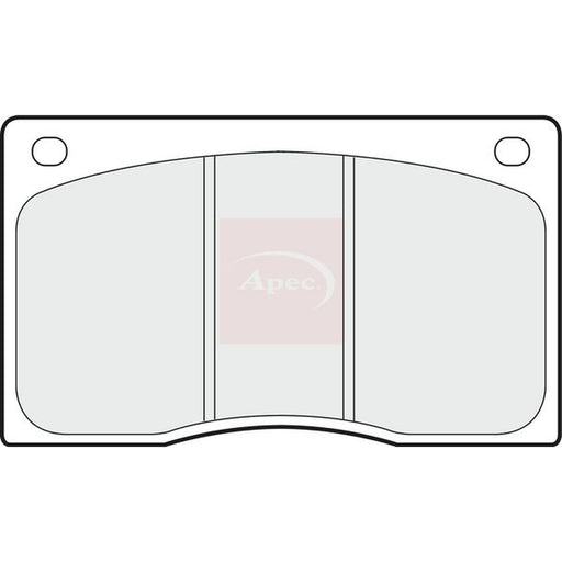 Apec Front Brake Pad Set fits Aston Martin DB7 Vantage 1994-2003 3.2 5.9