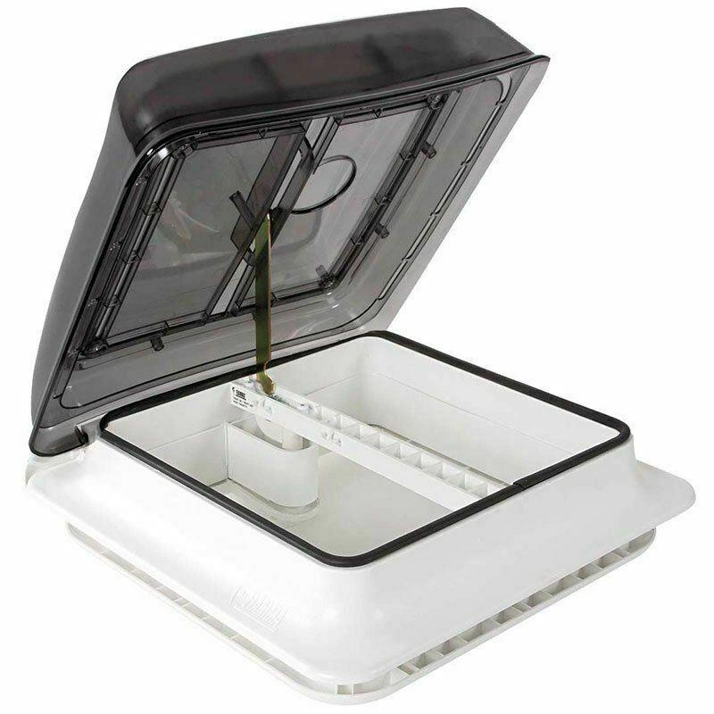 Fiamma Turbo Roof Vent Standard Crystal Motorised Fan 400x400 Motorhome Caravan Fiamma  - Dynamic Drive