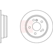 Apec Rear Brake Solid Discs & Pads fits Mercedes-Benz 124 1992-1993 124.028