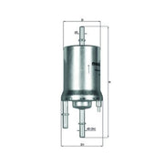 Mahle Fuel Filter Element KL 156/1