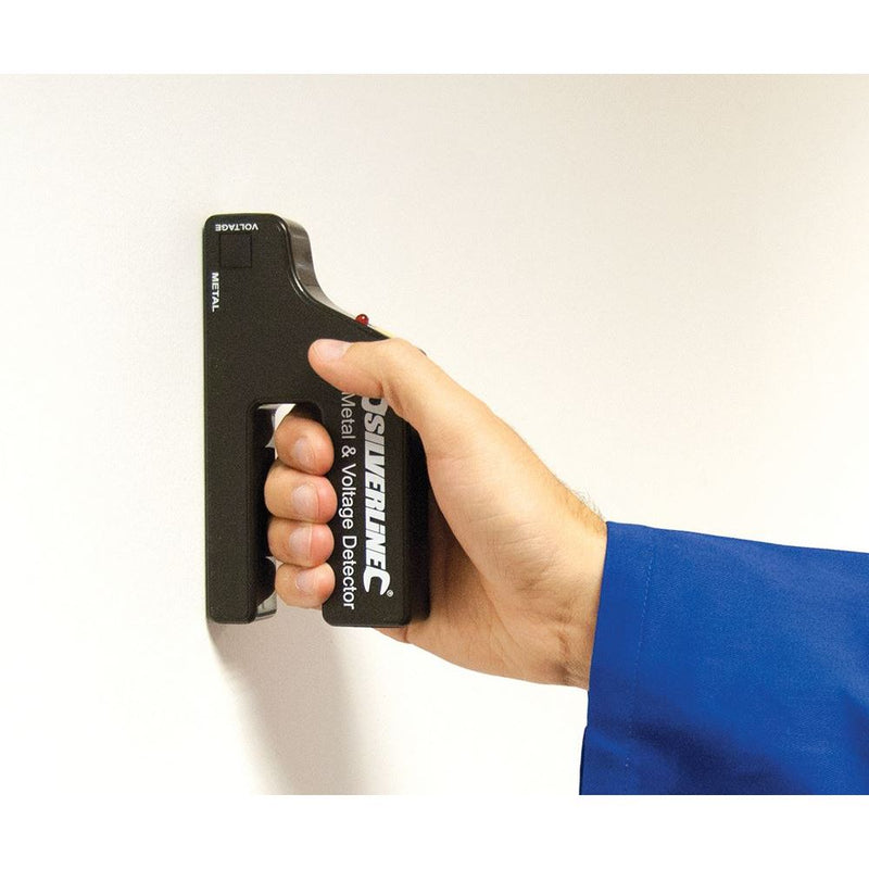 Silverline Metal & Voltage Detector 1 x 9V (PP3) Silverline - Dynamic Drive