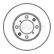 Borg & Beck Rear Brake Solid Discs & Pads fits Lotus Elise 340 R 2000-2001 1.8