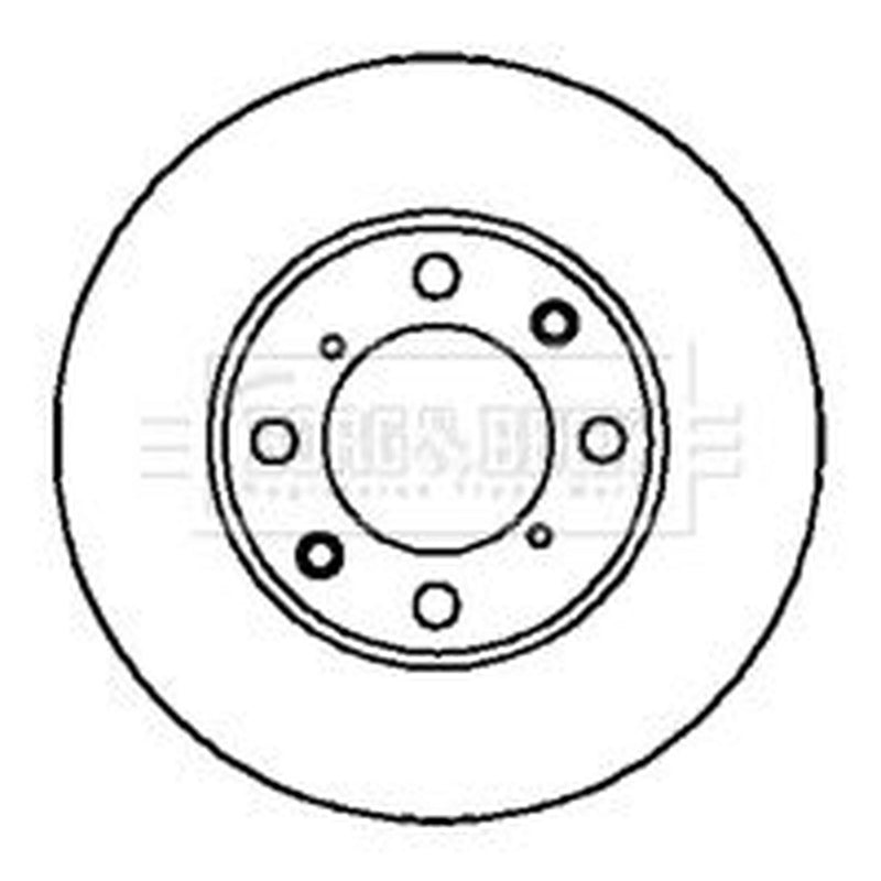 Borg & Beck Rear Brake Solid Discs & Pads fits Lotus Elise 340 R 2000-2001 1.8