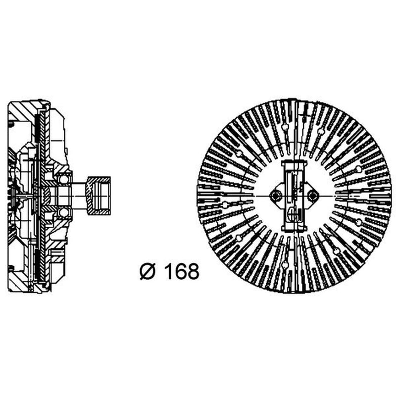 Mahle Radiator Fan Clutch fits Land Rover Range Rover 2002-2012 3.0
