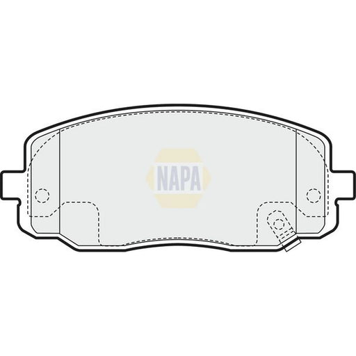 NAPA Front Brake Pad Set NBP1393
