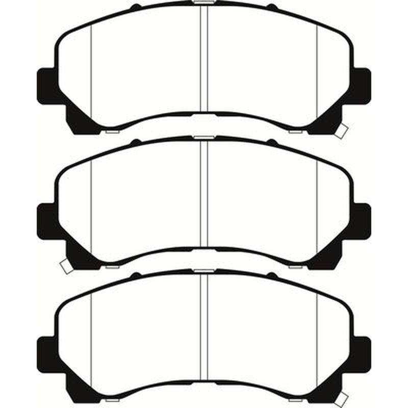 Abtex Front Brake Pad Set fits Isuzu D-Max I Platform/Chassis 2007-2012 3.0