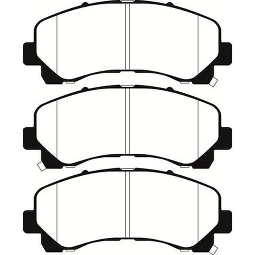 Abtex Front Brake Pad Set fits Isuzu D-Max I Platform/Chassis 2007-2012 3.0