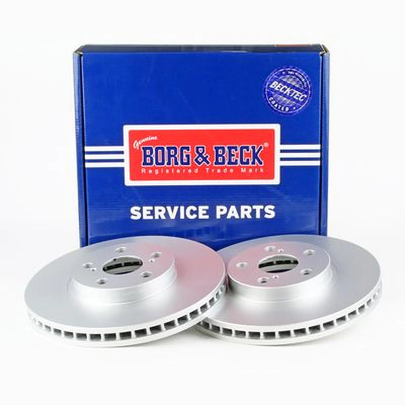 Borg & Beck Front Brake Vented Discs & Pads fits Toyota Celica 1988-1989 2.0