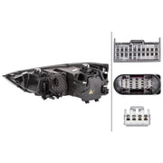 Hella Headlight Headlamp PSY24W Right fits Audi A1 2010-2018