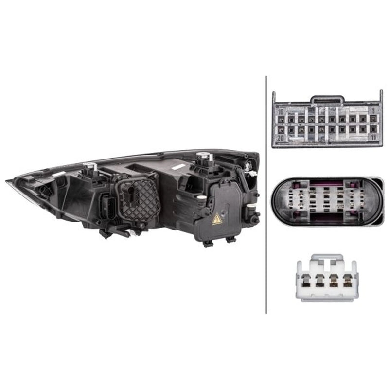 Hella Headlight Headlamp PSY24W Right fits Audi A1 2010-2018