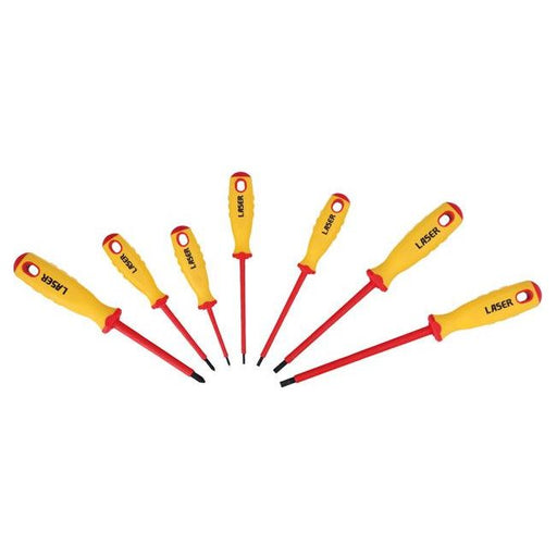 Laser Insulated Screwdriver Set 7pc 5986 Laser - Dynamic Drive