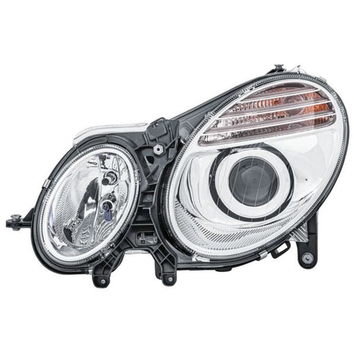 Hella Headlight Headlamp PY21W Left fits Mercedes-Benz E-Class 2002-2008