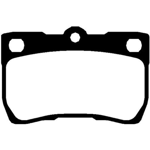 Abtex Rear Brake Pad Set fits Lexus Gs 2005-2011