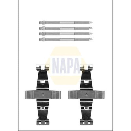 NAPA Brake Pad Accessory Fitting Kit Front fits Mercedes-Benz C-Class 2013-2023