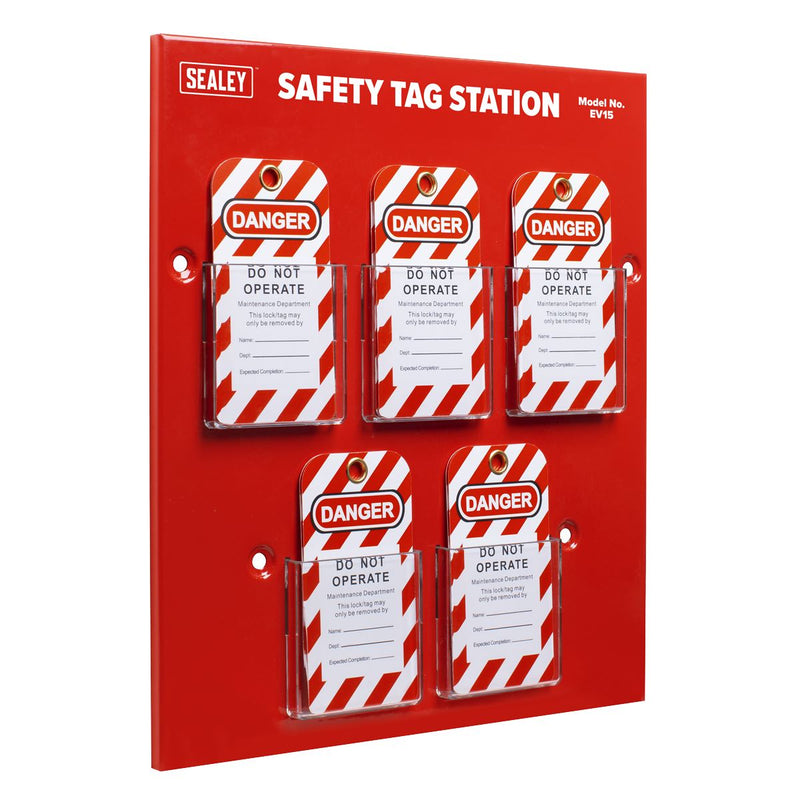 Sealey Safety Tag Station EV15 Sealey  - Dynamic Drive