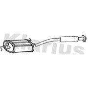 Klarius Box With Centre Pipe Centre fits Honda Shuttle 1994-1998 2.2