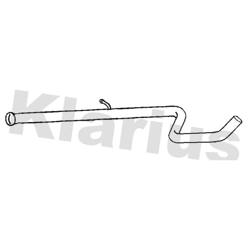 Klarius Exhaust Pipe OD fits Peugeot 5008 II 2016-2019 1.6