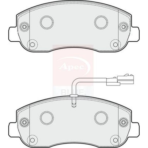 Apec Front Brake Pad Set fits Ineos Grenadier Closed Off-Road 2022 on 3.0