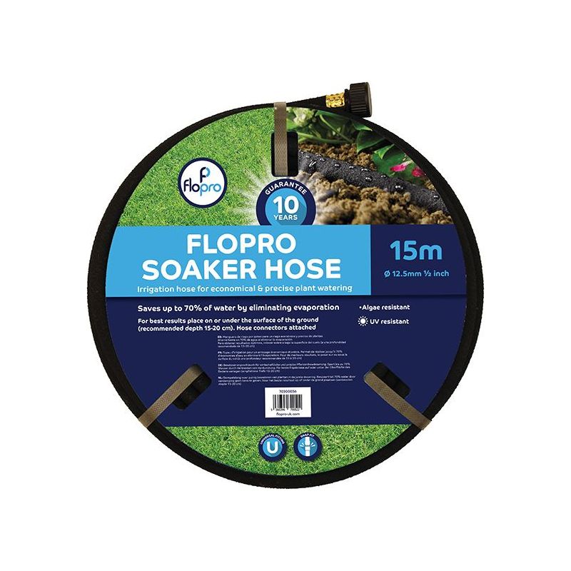 Flopro Flopro Soaker Hose 15m 12.5mm (1/2in) Diameter Flopro - Dynamic Drive
