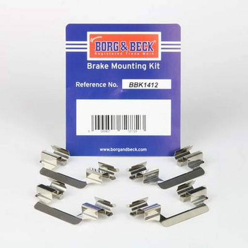 Borg & Beck Brake Pad Accessory Fitting Kit Front BBK1412