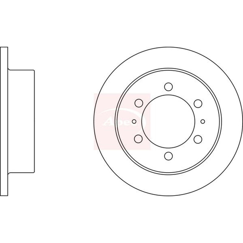 Apec Front & Rear Brake Discs & Pads fits Ssangyong Rexton II 2002 on 3.2