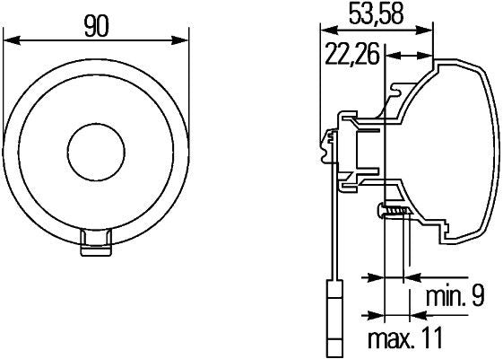 Hella 2SA 965 039-307 Tail Light