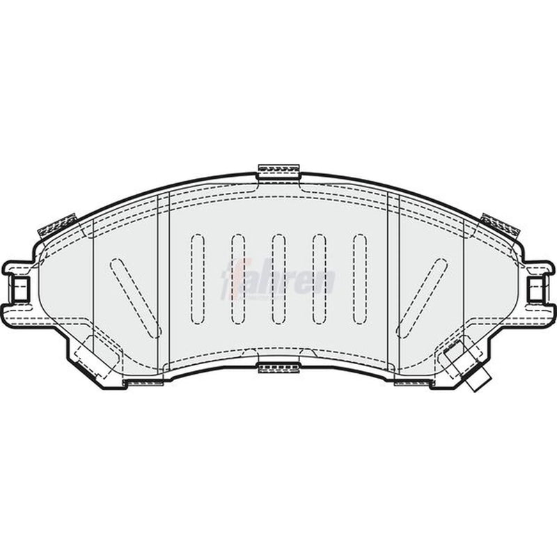 Fahren Front Brake Pad Set FBP3755