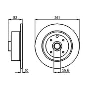Bosch Front & Rear Brake Discs & Pads fits Opel Kadett E 1987-1991 2.0