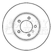 Key Parts Front Brake Vented Discs & Pads fits BMW 5 2007-2010
