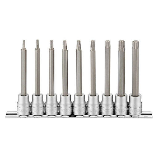 Teng Tools 3/8" Long TX Bit Socket Clip Rail Set 9 Pieces Teng Tools - Dynamic Drive