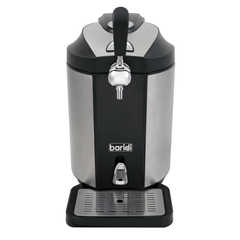 Baridi 5L Mini Keg Draft Beer Dispenser Tap 4C Integrated Cooling Baridi  - Dynamic Drive