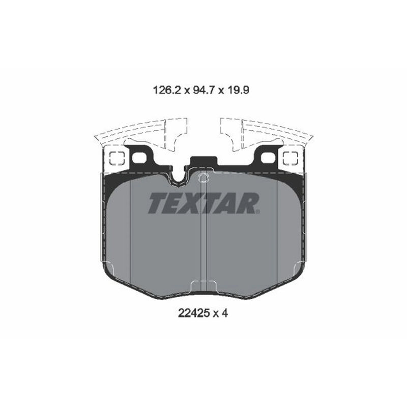 Textar Front Brake Pad Set 2242501