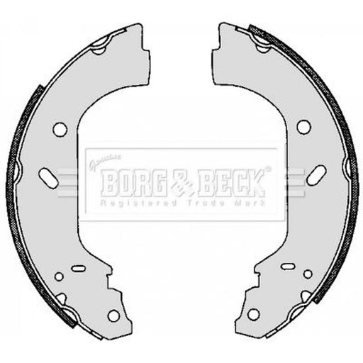 Borg & Beck Brake Shoe Set Axle Kit BBS6265