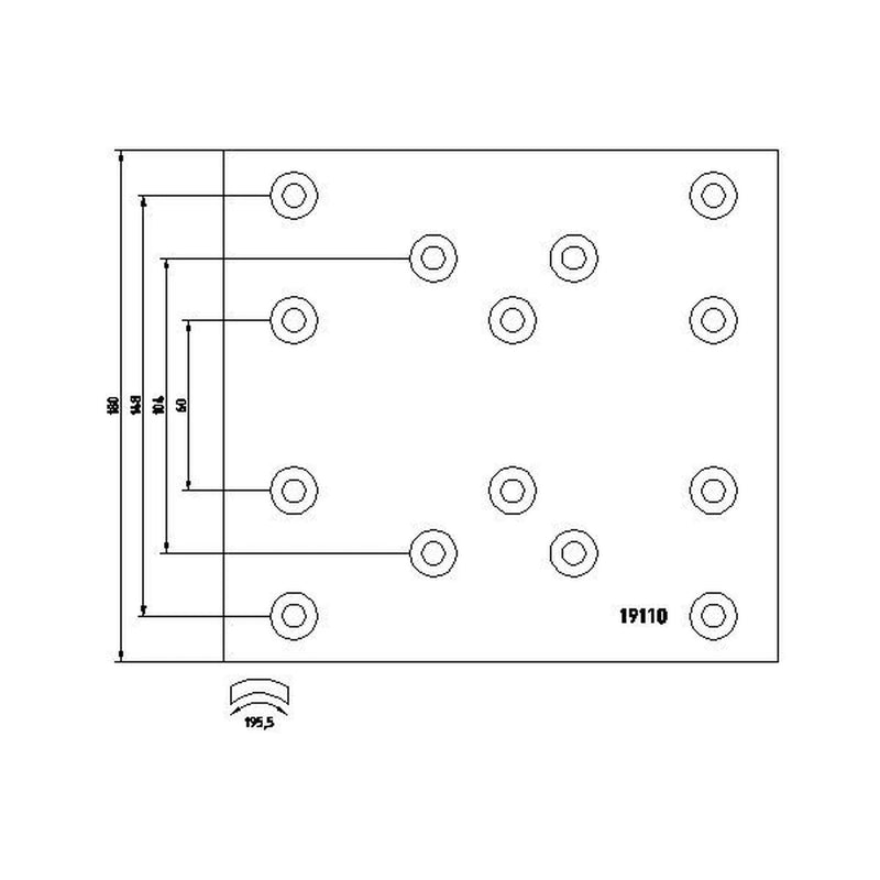 Textar Textar Cv Brake Lining Set 1910902