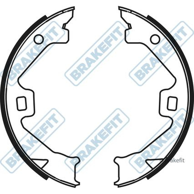 Apec Parking Brake Shoe Set fits MG Zt 2001-2005 1.8 2.0