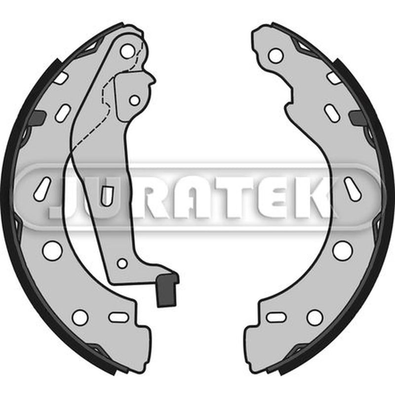 Juratek Brake Shoe Set Axle Kit Rear fits Smart Fortwo 2007-2013