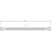 NAPA Brake Hydraulic Hose Line Front NBH1199
