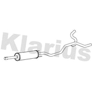 Klarius Box With Centre Pipe Centre fits Opel Vectra C 2002-2006 3.2
