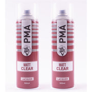2x Autotek MATT Clear Laquer Spray Acrylic Top Coat 500ml Autotek - Town Tools 