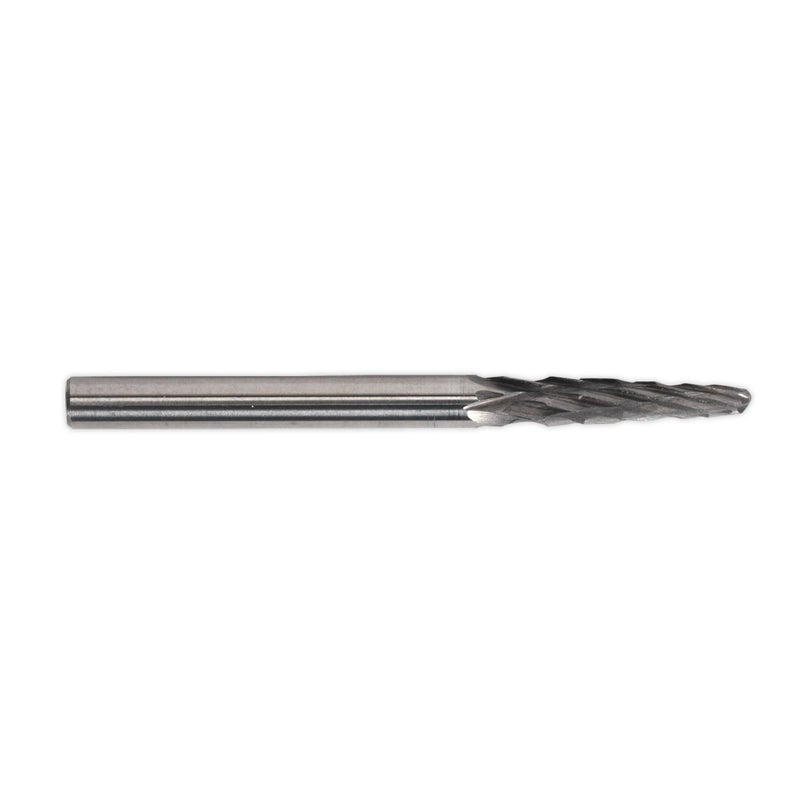 Sealey Micro Carbide Burr Ball Nose Taper 3mm Pack of 3 MCB004 Sealey - Dynamic Drive