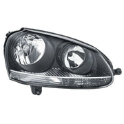 Hella Headlight Headlamp W5W Right fits VW Golf V 2003-2009 1.4 1.6 1.9 2.0