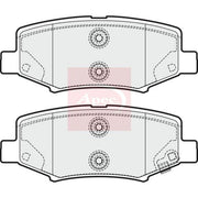 Apec Rear Brake Pad Set fits Dodge Nitro 2006-2012 2.8 3.7