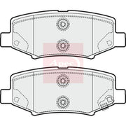 Apec Rear Brake Pad Set PAD1687
