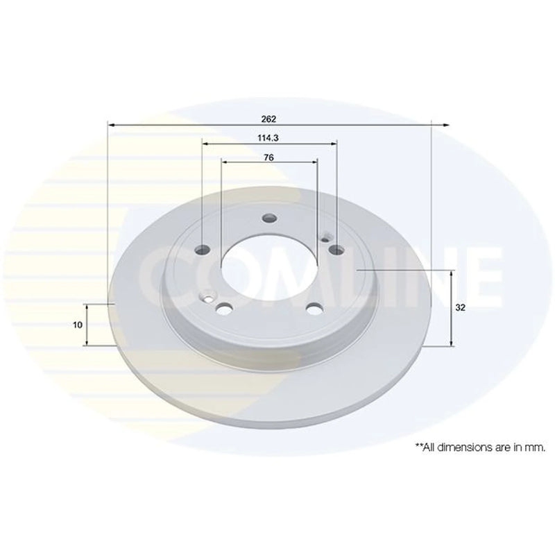 Comline Front & Rear Brake Discs & Pads fits Hyundai Ioniq 2016-2022 1.6