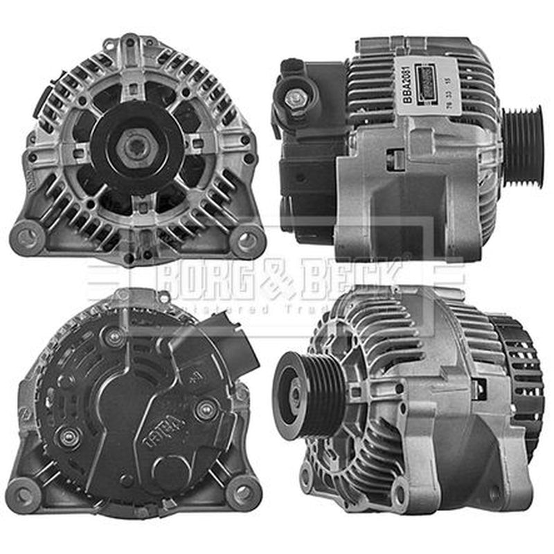 Borg & Beck Car Alternator 12V fits Citroën Berlingo First 1998-2011 1.4 1.6 1.9
