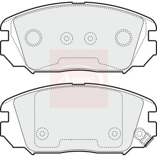 Apec Front Brake Pad Set PAD1562