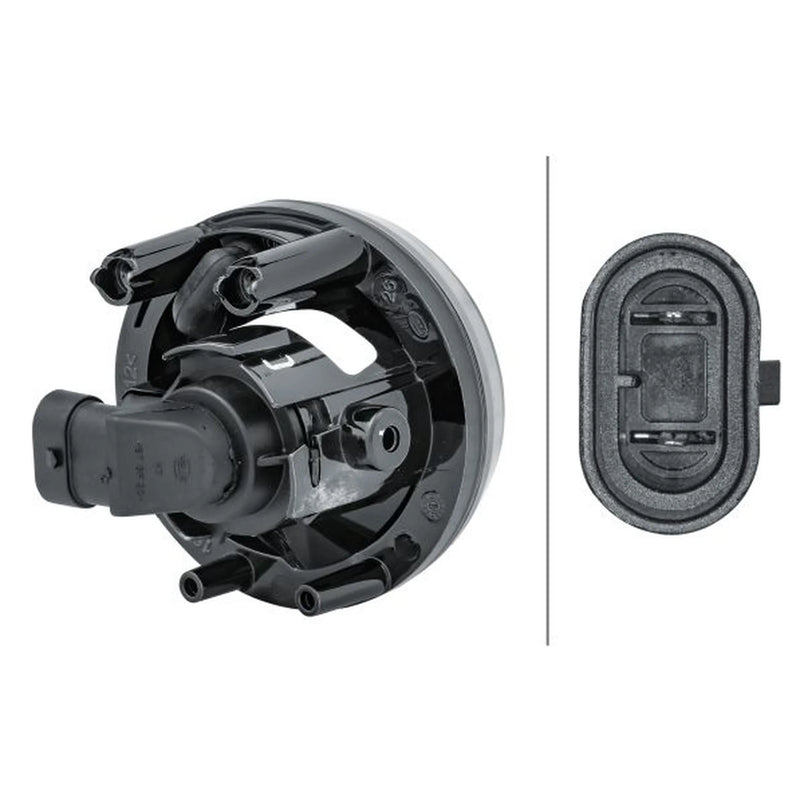 Hella Front Left Fog Light H7 fits Mercedes-Benz C-Class 2007-2014