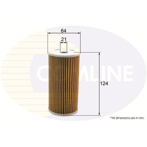 Comline Engine Oil Filter fits Chrysler Grand Voyager V 2007 on 2.8